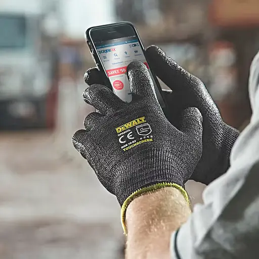 Перчатки DeWalt универсальные с высокой стойкостью к порезам и чувствительностью к сенсорному экрану р.L/9 (DPG800L) - фото 3