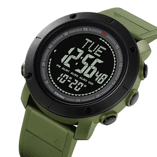 Наручний годинник чоловічий 2095AG Army Green Skmei acs0030296 - фото 3