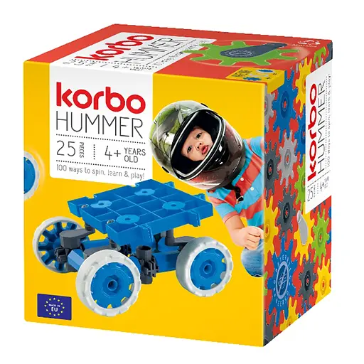 Набор для творческого конструирования Korbo Hummer 25 деталей синий (R.1402B)