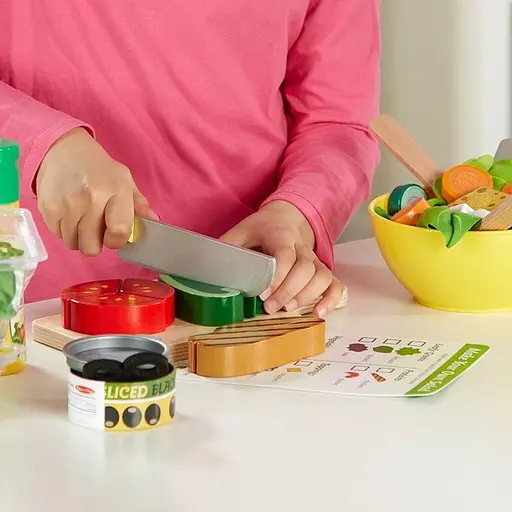 Ігровий набір Melissa & Doug Нарізка салату (MD19310) - фото 6