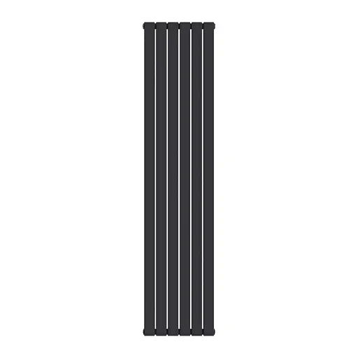 Радіатор дизайнерський Ideale Vittoria 12 6/1800/408 чорний, Чорний - фото 1