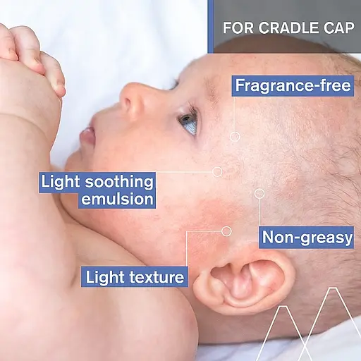 Детский регулирующий крем Uriage Bebe Cradle Cap Skincare от молочных корочек 40 мл - фото 5
