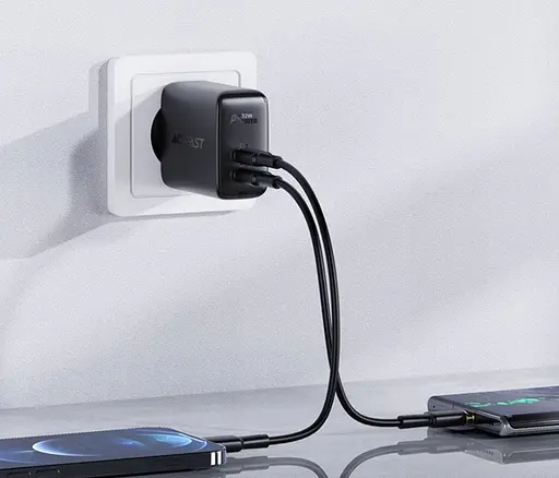 Зарядное устройство быстрое Acefast A5 32 W USB-C + USB-A) - фото 2