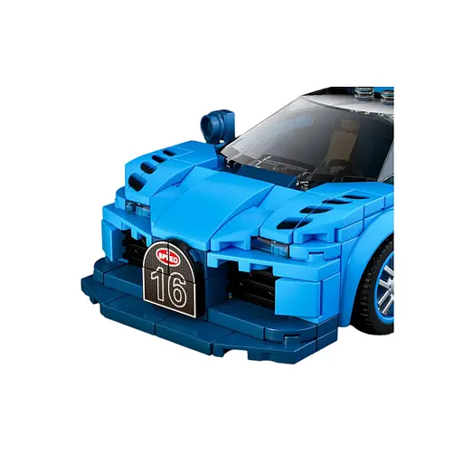 Конструктор дитячий спортивний автомобіль 336 шт синій - фото 3