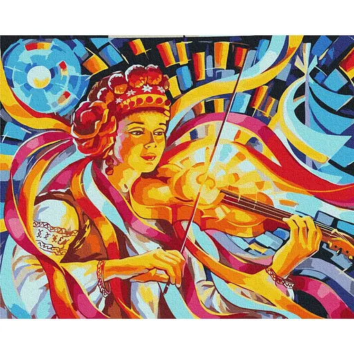 Картина по номерам Волшебная скрипка Oleg Loburak Brushme 40x50 см разноцветная 000277450