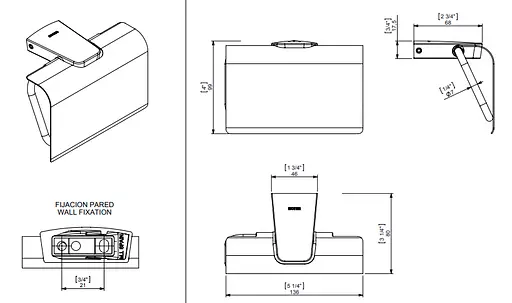 Тримач туалетного паперу Sonia S6 161034 Хром - фото 4