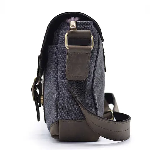 Чоловіча шкіряна сумка через плече TARWA 33х22х8 см sum0025818 - фото 4