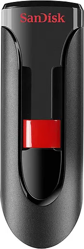 Флеш-накопичувач Sandisk Flash USB 2.0 Cruzer Glide 128Gb Black/Red (SDCZ60-128G-B35) - фото 2