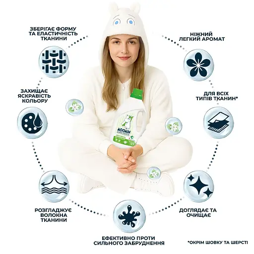 Гель для стирки Moomin Universal 900 мл - фото 5