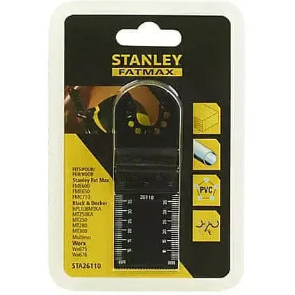 Занурювальне пильне полотно Stanley 18 TPI 1 x 32 x 40 мм для MT300KA (STA26110) - фото 1