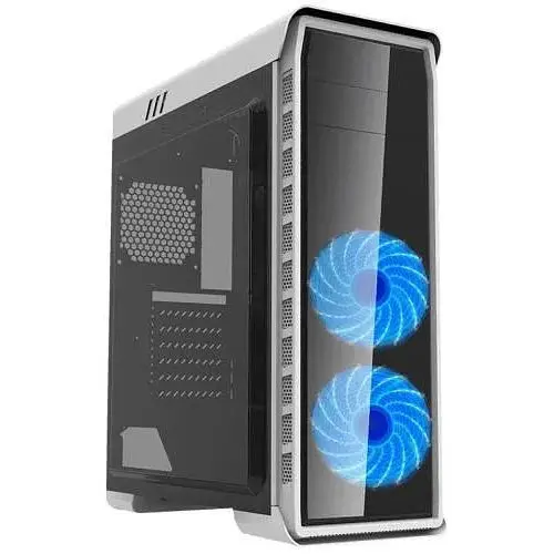 Корпус GameMax Elysium білий, без БЖ, Midi Tower, ATX / Micro ATX / Mini ITX, 1хUSB 3.0, 2хUSB 2.0, 4x120 мм LED, 400x185x470 мм, - фото 1