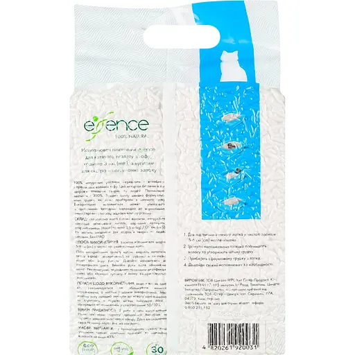 Уценка. Наполнитель для кошачьего туалета Essence Tofu натуральный 6 л (920031) - фото 6
