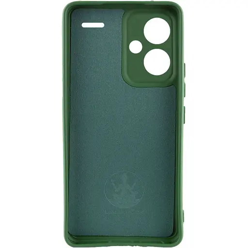 Чехол Silicone Cover Lakshmi Full Camera (AA) для Xiaomi Redmi Note 13Pro+ Зеленый / Dark green - фото 2