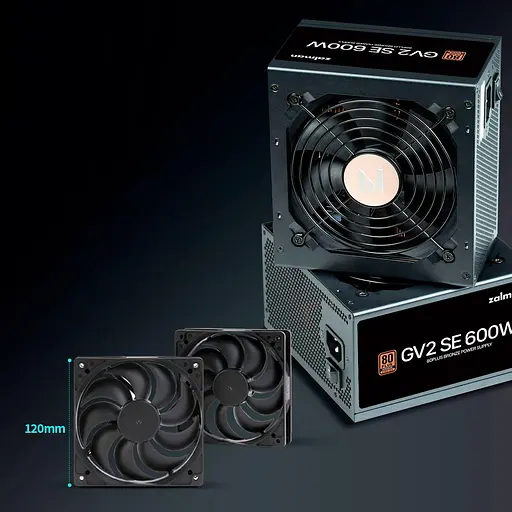 Блок живлення Zalman GV2SE 600W 80+ Bronze (ZM600-GV2SE) - фото 5