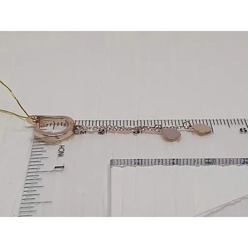 Золоті сережки-підвіски Платон. 1С223/00Б - фото 2