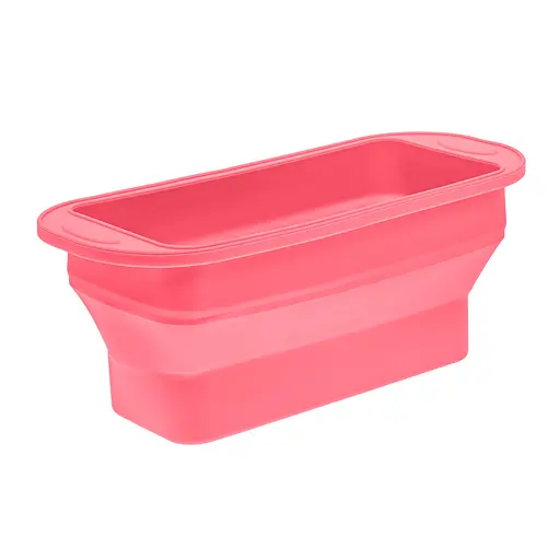 Форма для выпечки хлеба силиконовая 29.5х12.3х11 см, Profsil Розовый 86645 - фото 9