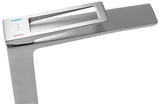 Смеситель для умывальника Rea Parker высокий nikiel brushed REA-B4812 Никель - фото 3