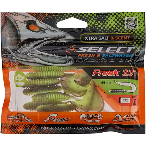 Силикон Select Freek 3.3" #242 (7 шт/уп) - фото 2