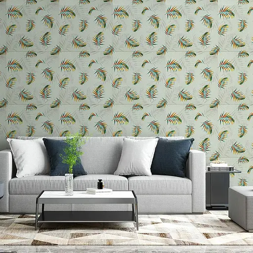 Панель стеновая 3D 680х670х4мм Папоротник на бежевом фоне (D) SW-00001983 - фото 4