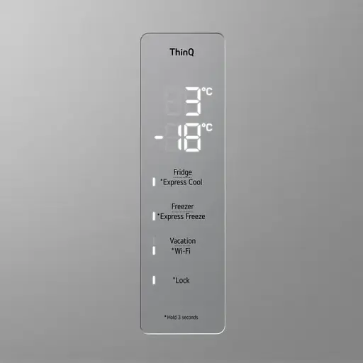 Холодильник LG с нижним морозильным отделением 277 л мороз.отд. 107 л 2дв. А++ инв. серебристый - фото 7