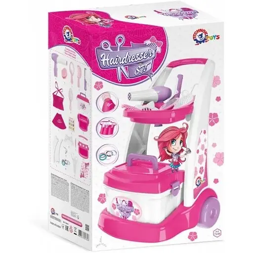 Набір перукаря Technok Toys ТехноК для дівчинки у візочку (7648) - фото 7