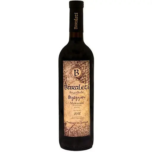 Вино Baraleti Мукузані сухе червоне 0.75 л