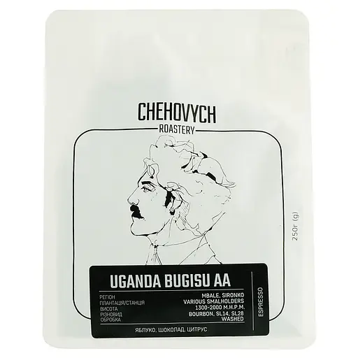 Кава зернова Chehovych Uganda Bugisu, 250 г - фото 2
