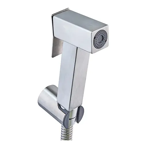 Гигиенический гарнитур Zerix Bidet SET-008.SUS ZX4975, Нержавеющая сталь - фото 1