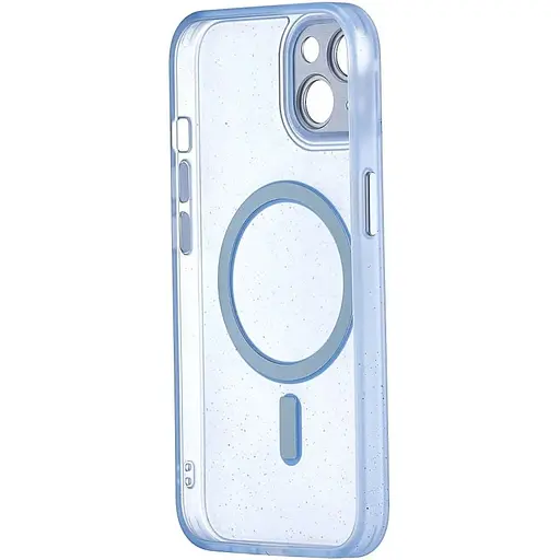 Чохол-накладка DK для Apple iPhone 14 MagSafe Composite Matte Splash (blue) - фото 2