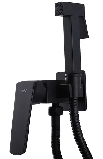 Набір гігієнічного душа прихованого монтажу Topaz LEXI TL 21106-H57-BL, Чорний матовий - фото 1