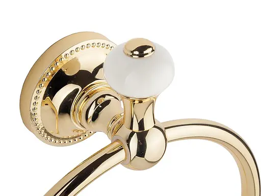 Кільце для рушника Kugu Pan 004G Золотий - фото 2