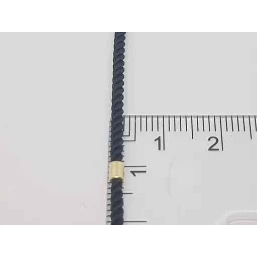 Ювелірний шнурок з текстилю Tango з золотими вставками. 950086М 450, 45 - фото 3