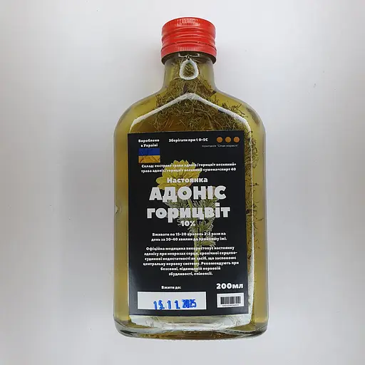 Настойка на траве адониса/горицвета весеннего 200мл - фото 1