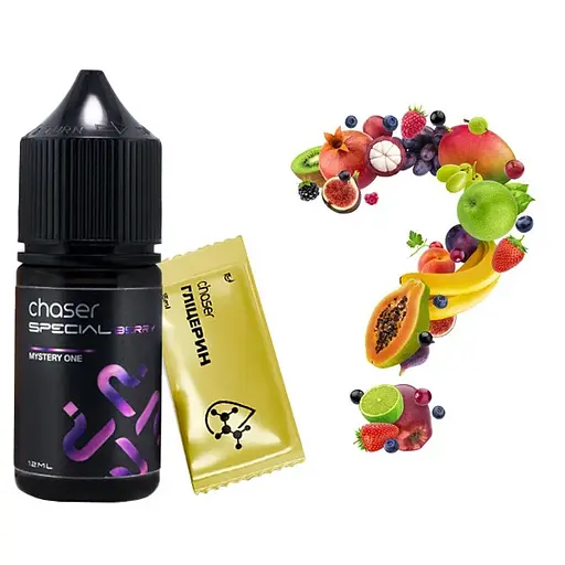 Набор компонентов для самозамеса солевой заправки CHASER Special Berry 30 мл MYSTERY ONE Секретный ягодный микс, 0-50 мг (18050)