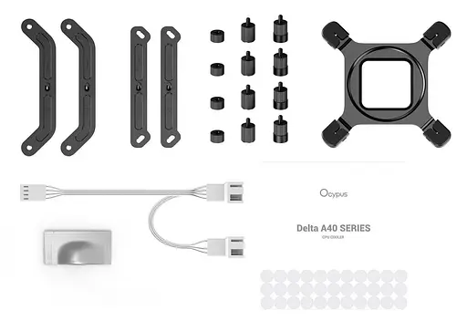 Кулер для процесора OCYPUS DELTA A40 ELITE WH DUAL FAN (DELTA-A40-WH2NNWN00X-GL) - фото 8