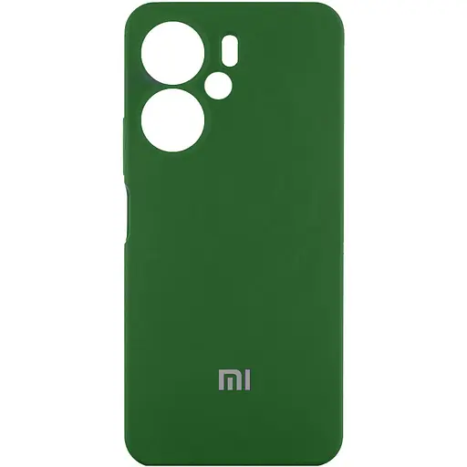 Чехол Lakshmi Silicone Cover Full Camera AAA with Logo для Xiaomi Redmi 13C 4G/5Goco C65/M6 5G Зеленый/Cyprus Green