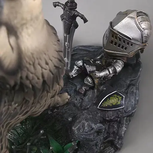 Коллекционная фигурка Дарк Соулс Сиф Великий Волк и Рыцарь Dark Souls Wolf Sif and Knight 21 см CH DS WSK - фото 8