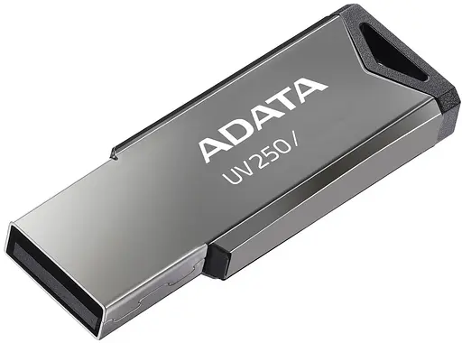 Флеш-накопичувач Adata Flash 16Gb USB 2.0 AUV 250 Silver (AUV250-16G-RBK) - фото 2
