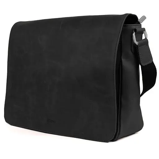 Сумка чоловіча через плече зі шкіри крейзі TARWA 37х27х11 см sum0028370 - фото 1