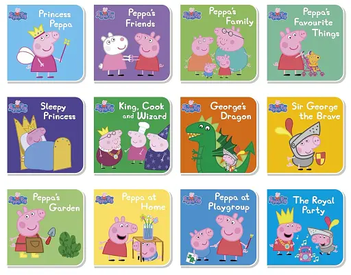 Peppa Pig. My Best Little Library 12 books