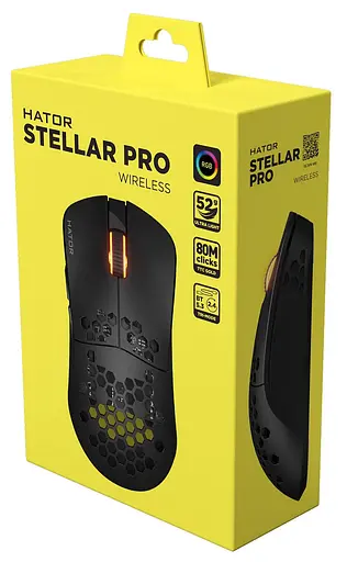 Мышь HATOR Stellar PRO Wireless Black (HTM550) Б/у - фото 6