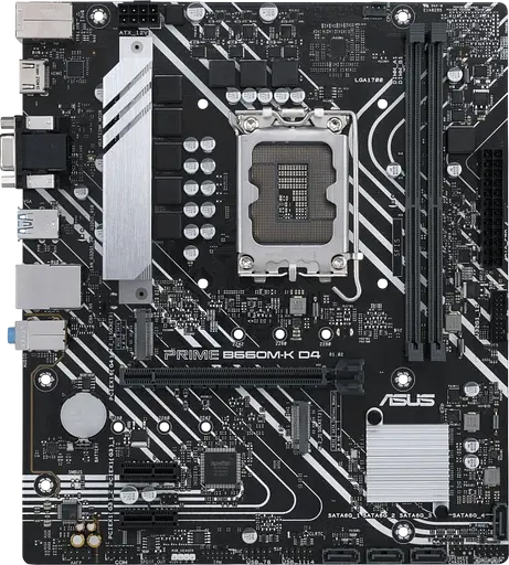 Материнская плата Asus B660M-K D4 Prime LGA 1700 (PRIME B660M-K D4) Б/У - фото 1