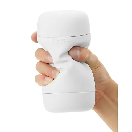 Мастурбатор нереалистичный Tenga Puffy Sugar White, рельефный, бежевый - фото 6