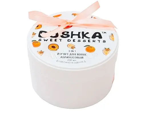 Йогурт для волос Абрикосовый Dushka 200 мл - фото 1