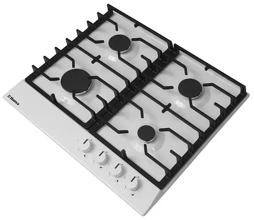 Варочная поверхность газовая Hansa 59 см чугун белая - фото 5