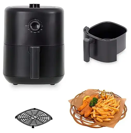 Фритюрниця для дому Crownberg CB-5541 на 1.5 л безмасляна з таймером 1200 Вт - фото 2