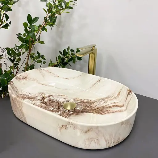 Умивальник VBI Verona 60 onyx glossy накладний VBI-011322 - фото 1