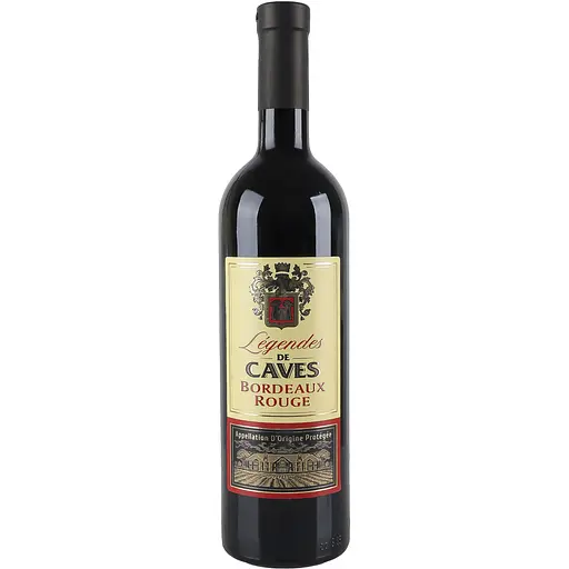 Вино Legendes de Caves Bordeaux Rouge AOC червоне сухе 0.75 л - фото 1