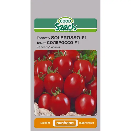 Семена Томат Насіння України Солероссо F1, 20 семян (317960)