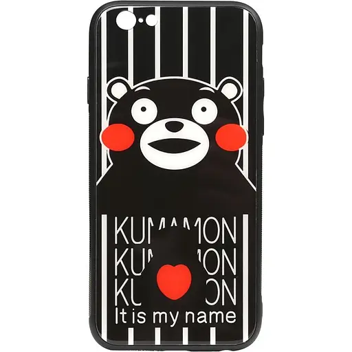 Чехол-накладка Toto Cartoon Print Glass Case Apple iPhone 6/6s Kumamon